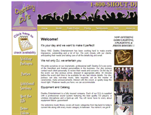 Tablet Screenshot of destinydjs.com